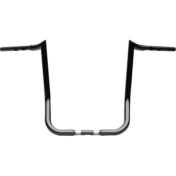 LA Choppers 1.25" Prime Ape Handlebar Black 16" Rise Made in USA