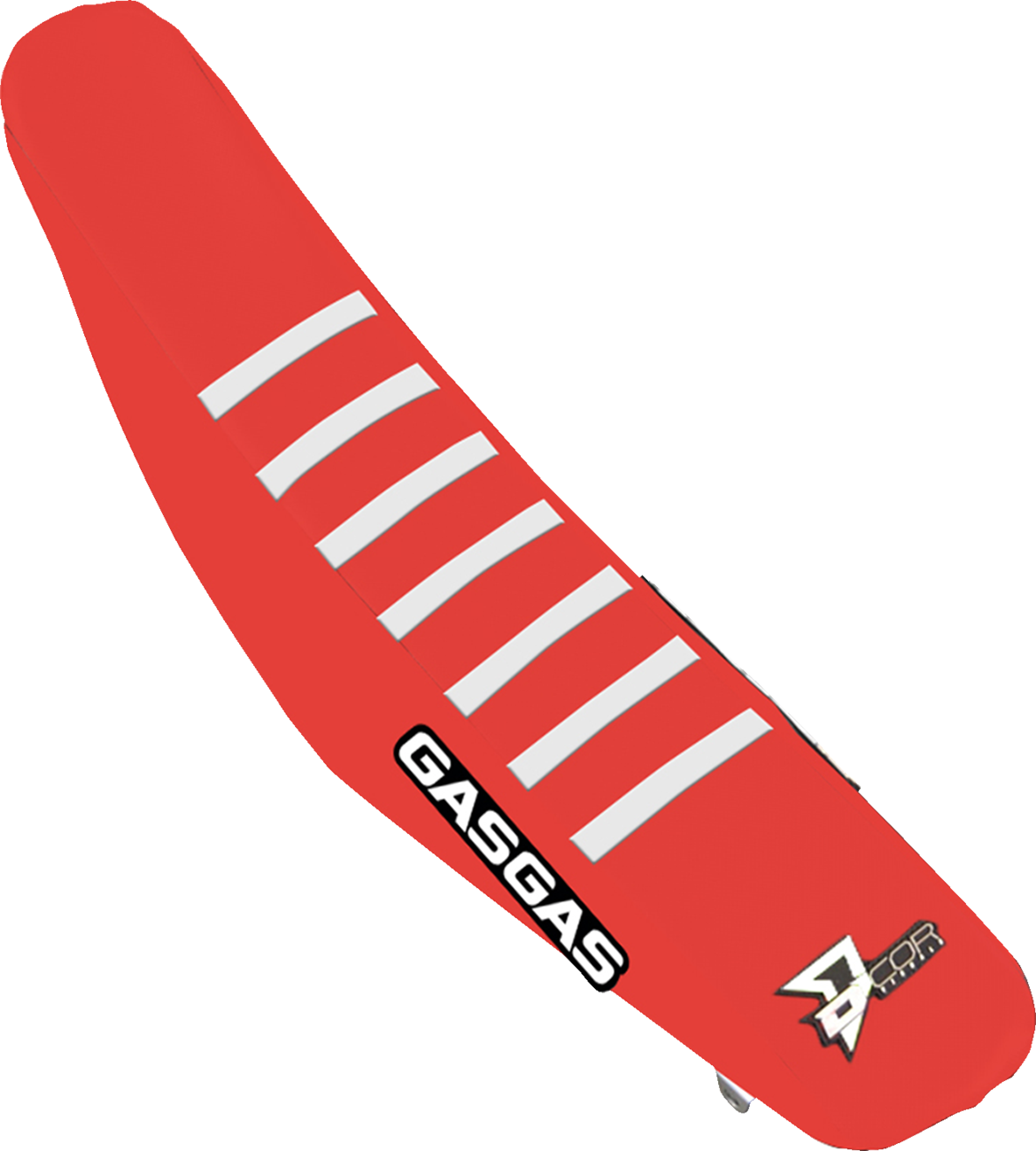 D'COR Visuals Seat Cover — Red/White — MC '21-'24