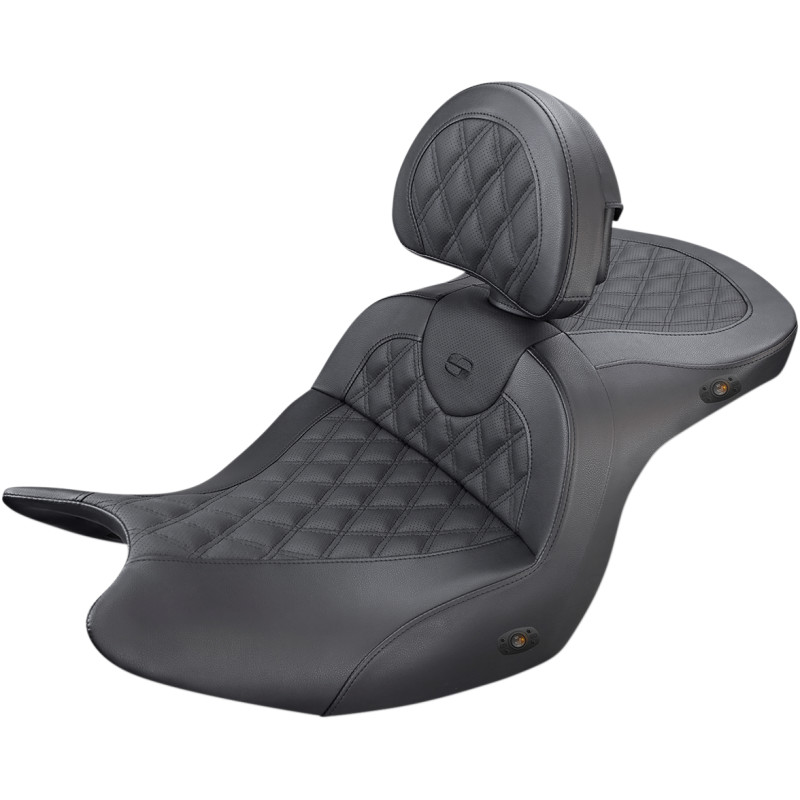SADDLEMEN Roadsofa™ Lattice Stitch Heated Seat