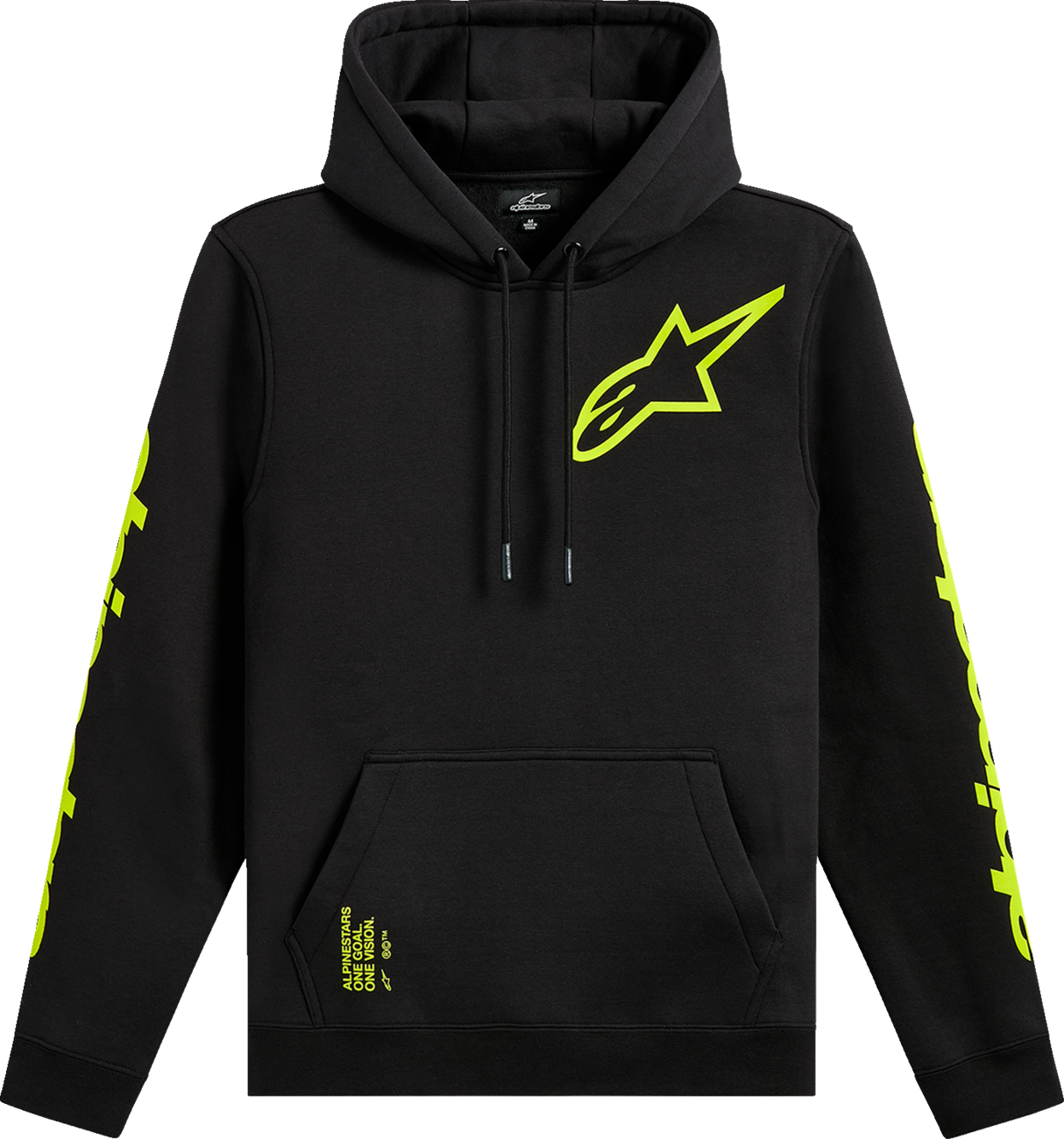 Alpinestars Triple Pullover Hoodie — Black — 2XL