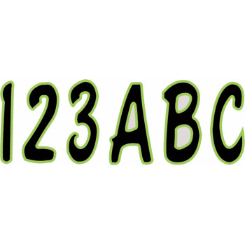 I.D. Sticker Kit - 200 Series - Black/Kiwi