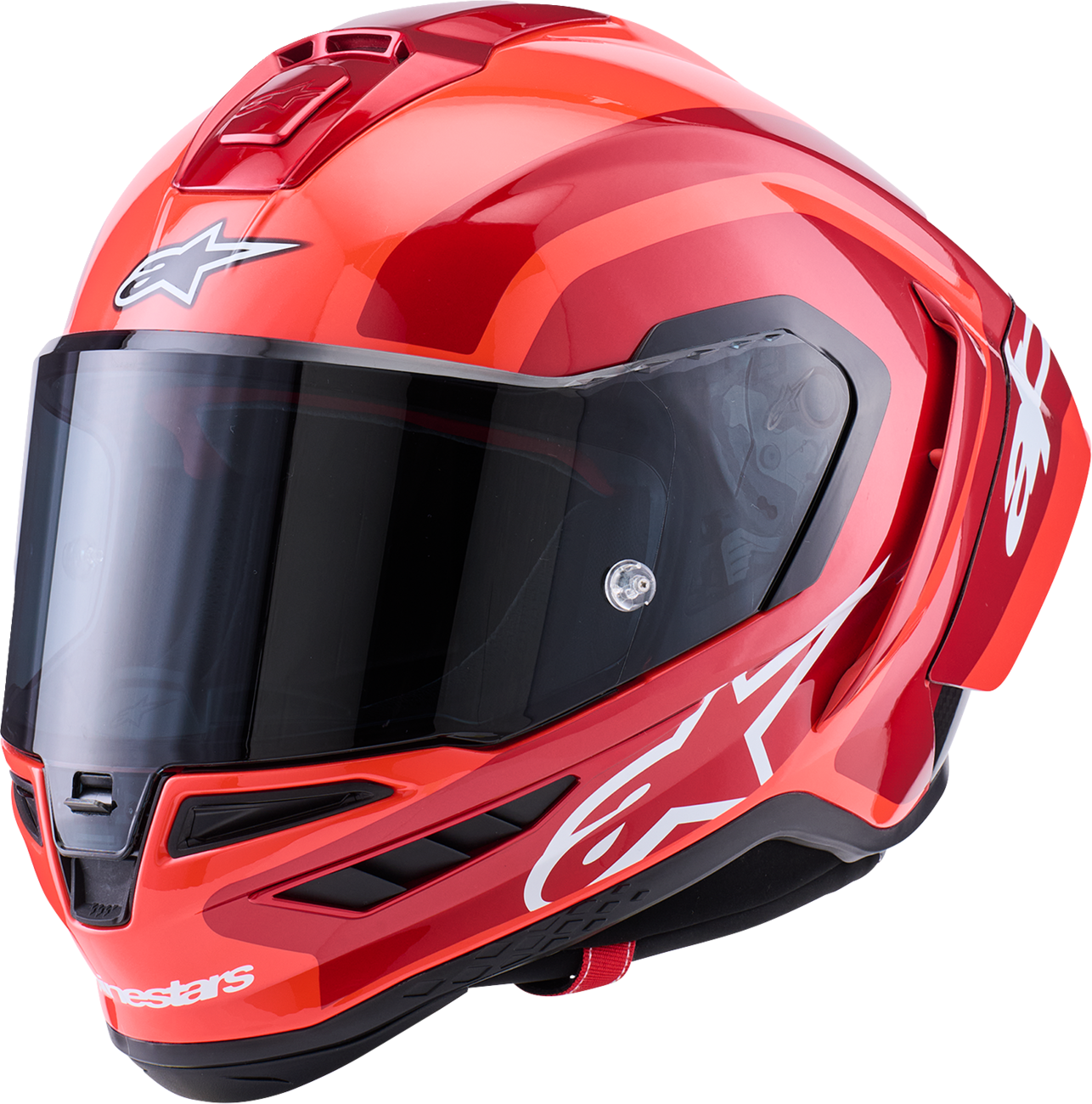 Alpinestars Supretech R10 Helmet — 22.06 — Arius — Gloss — Black/White/Double Red — XL