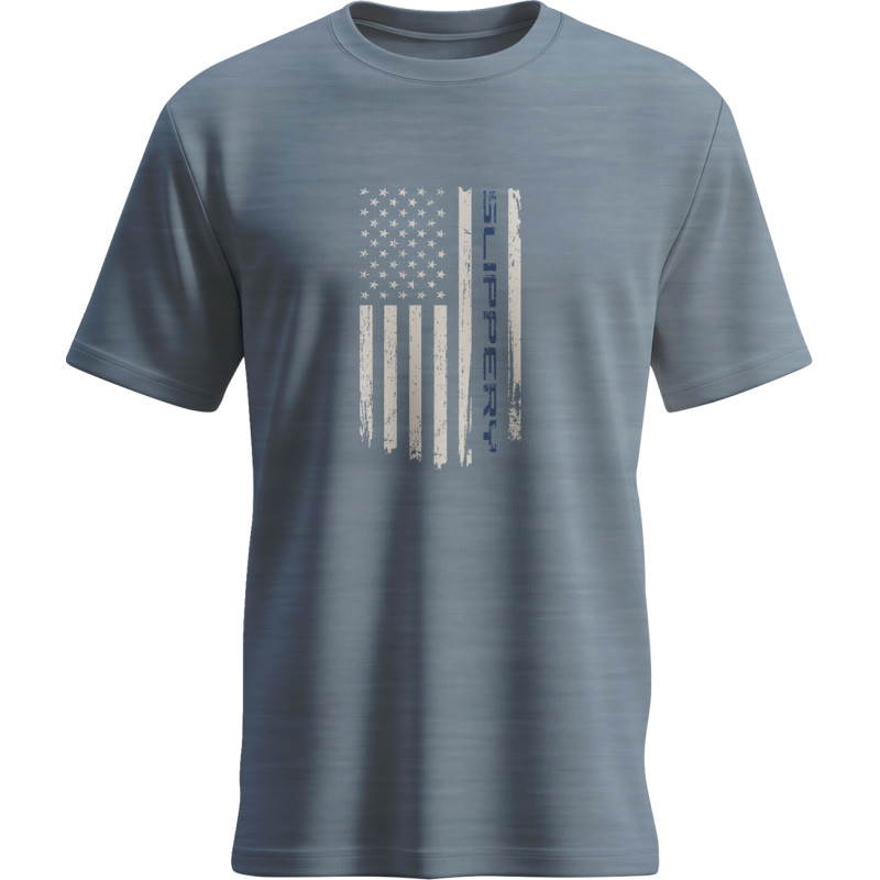SLIPPERY Flag Flint T-Shirt