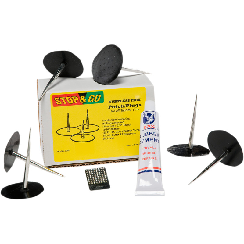 STOP & GO INTERNATIONAL Patches/Plugs and Rubber Cement