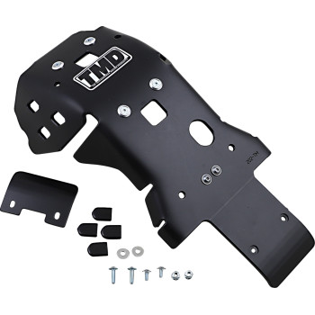 2021-2023 Gas Gas Husqvarna KTM Black Skid Plate with Linkage Protection