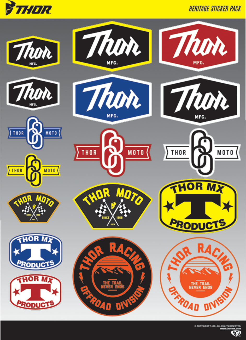 Thor Decal Sheet — Heritage