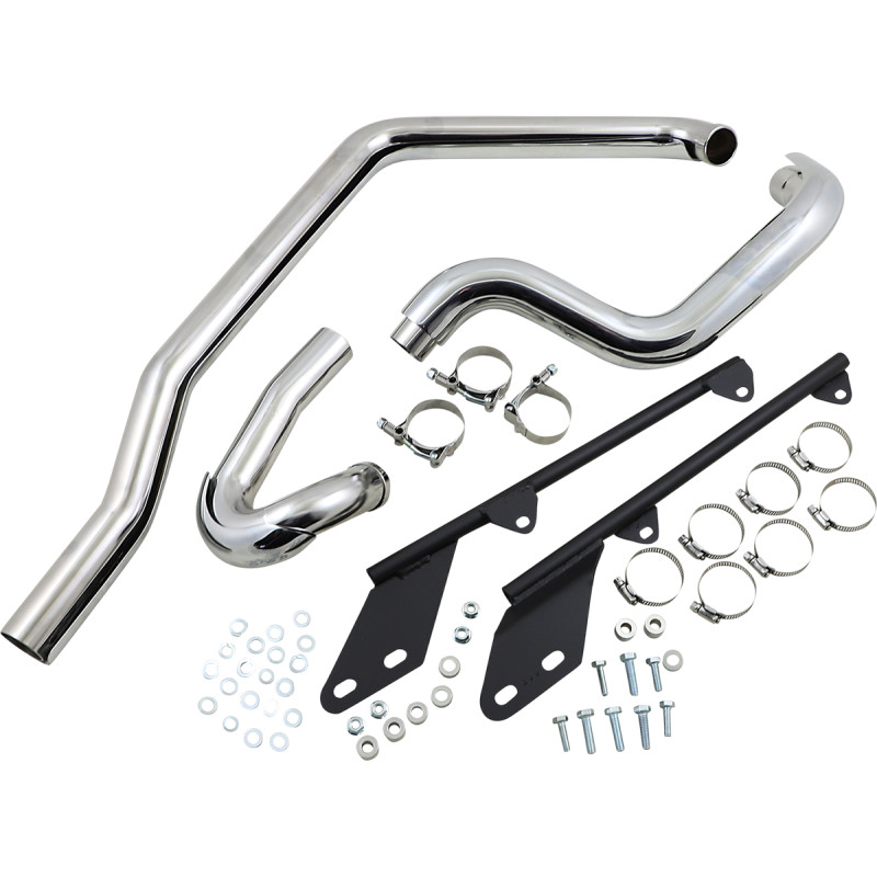 BASSANI XHAUST Power Curve True-Dual Crossover Header Pipes