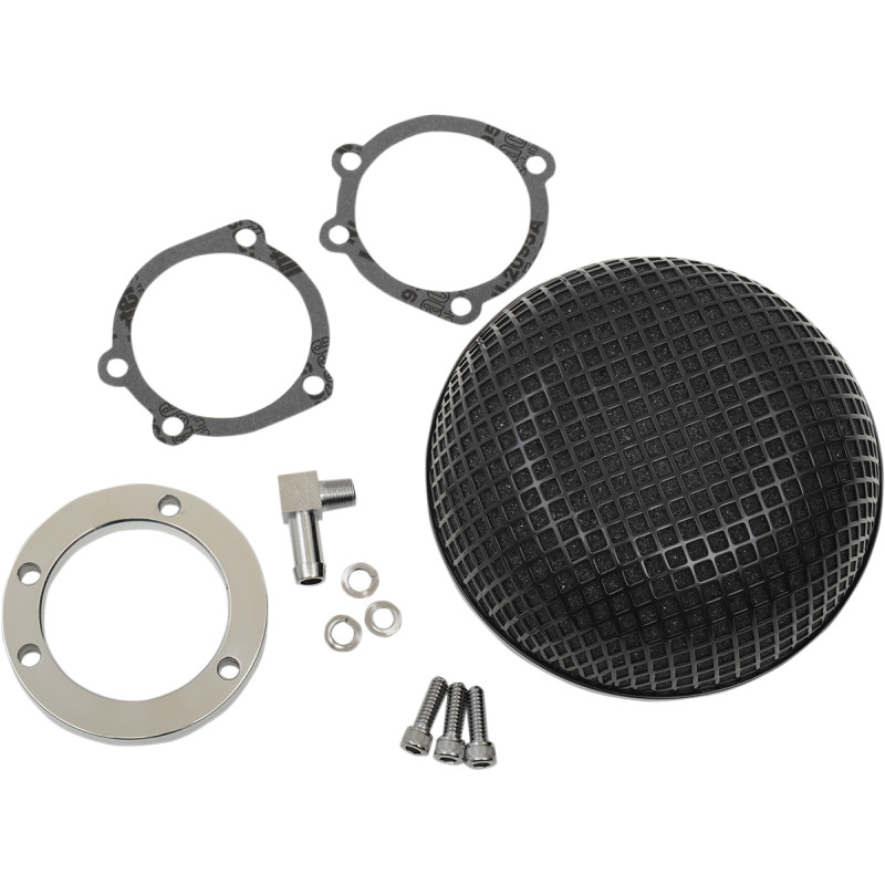 DRAG SPECIALTIES "Bob" Retro-Style Air Cleaner Kit - Image 3