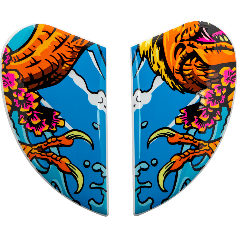 ICON Airform™ Helmet Side Plates — Dino Fury