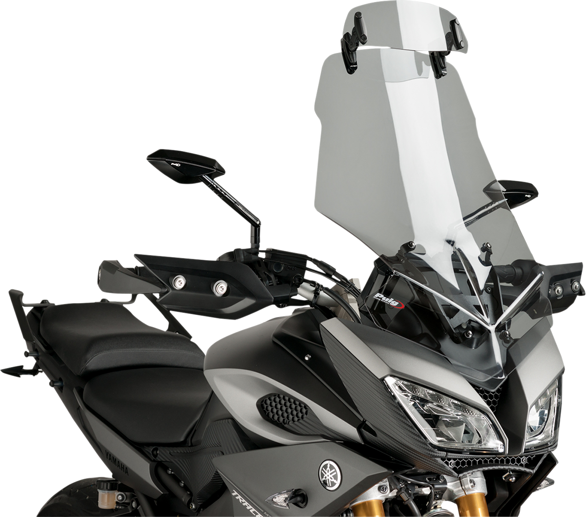 Puig Hi-Tech Parts Adjustable Visor — Smoke — XL1000V