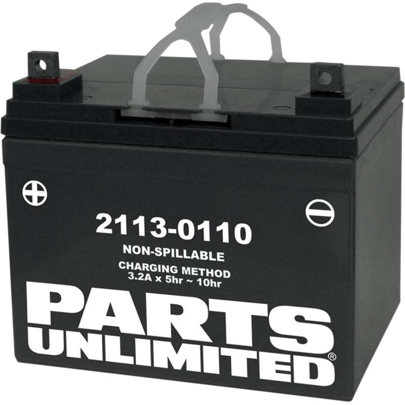 PARTS UNLIMITED Factory-Activated AGM Maintenance-Free Battery - Image 7