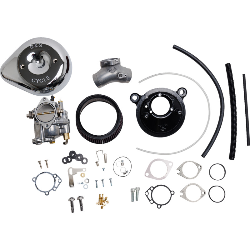 S&S CYCLE Super E Carburetor with Stealth Air Cleaner Kit - Image 2