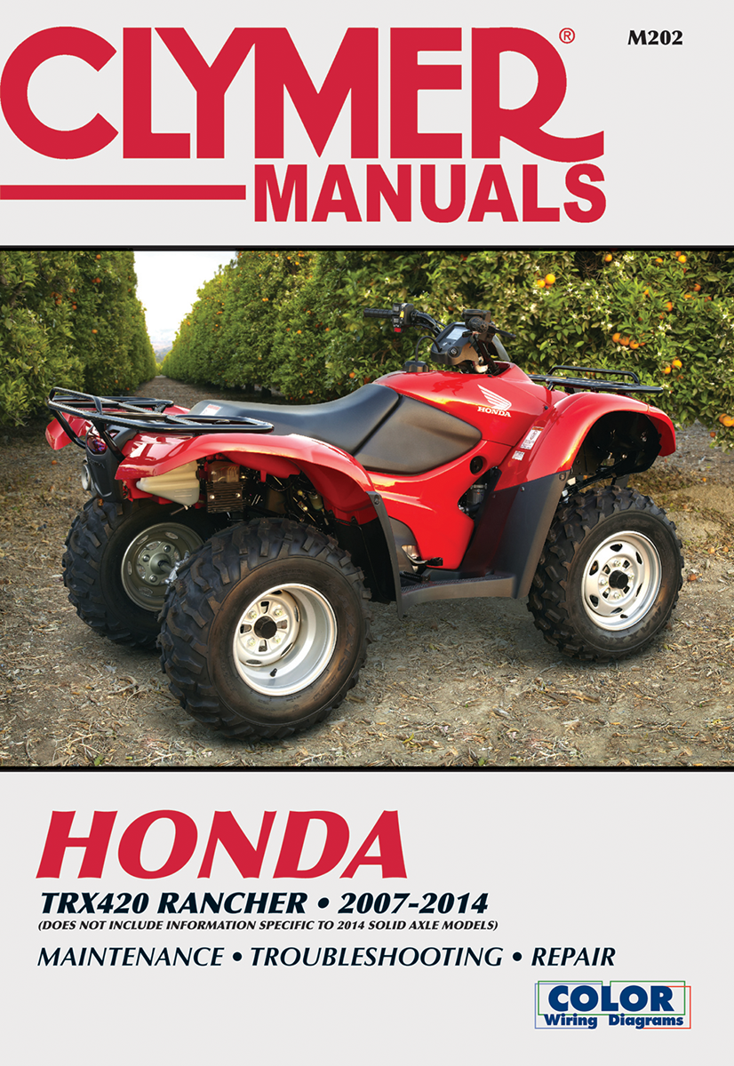 Clymer Manual — Honda — TRX420 '07-'14