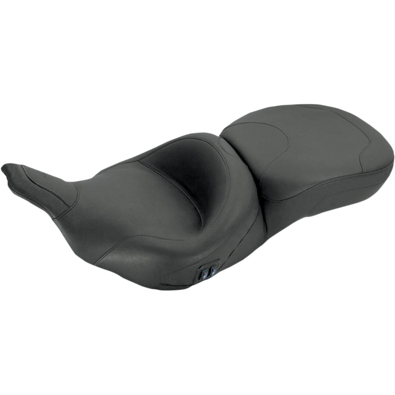 MUSTANG Heated One-Piece 2-Up Vinyl Touring Seat - Image 2