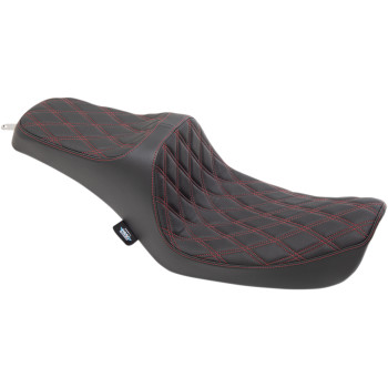 Predator III Seat - Double Diamond - Red Stitching - FXD '96-'03