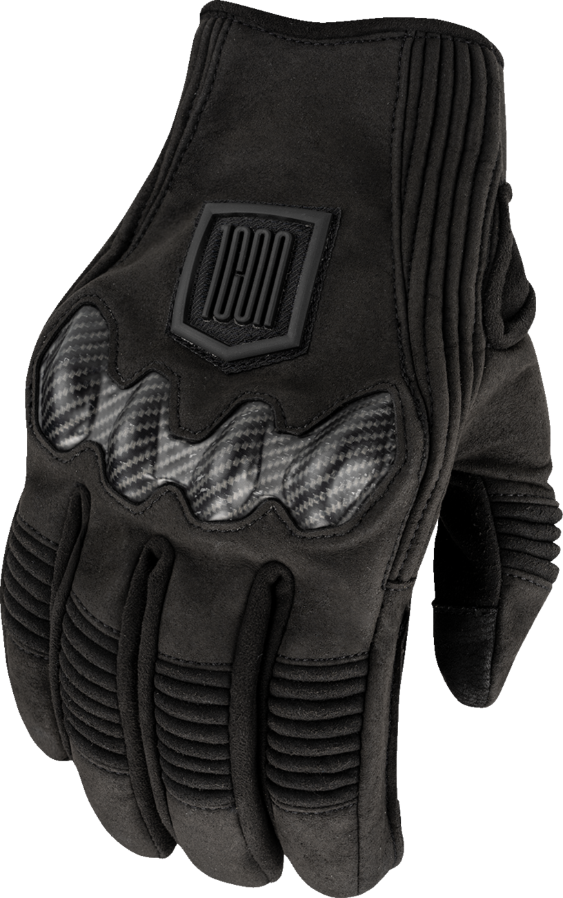 ICON Long Track CX Gloves - Black