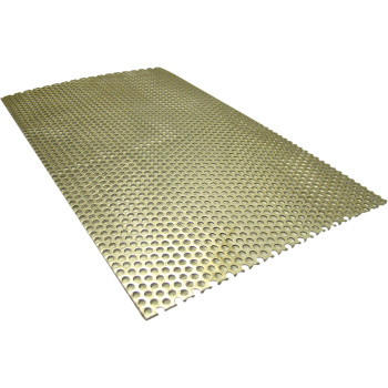 LA Choppers Universal Stainless Steel Exhaust Baffle Perforated Sheet 6" x 10"