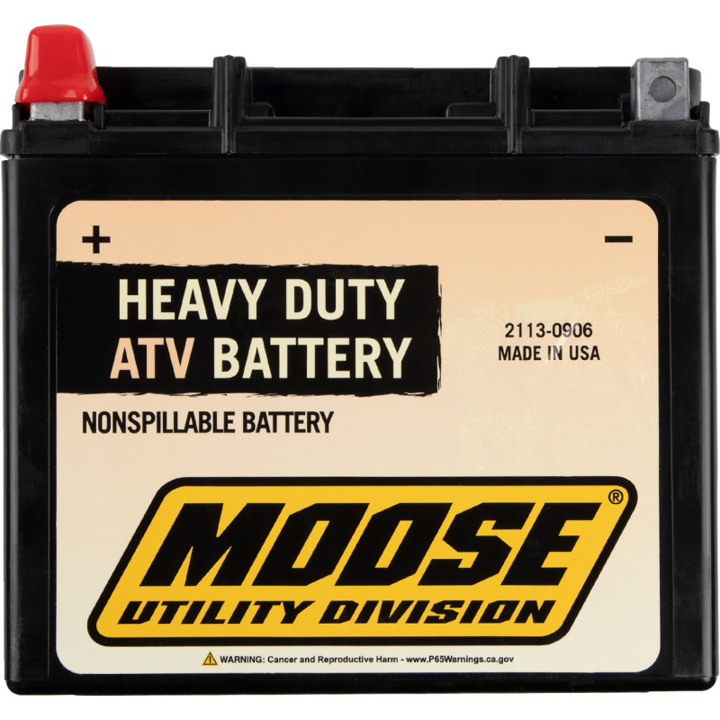MOOSE OFFROAD Factory-Activated AGM Maintenance-Free Battery - Image 2