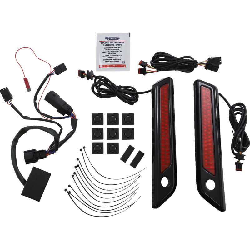CUSTOM DYNAMICS Saddlebag Latch Dual Color Accent Lights