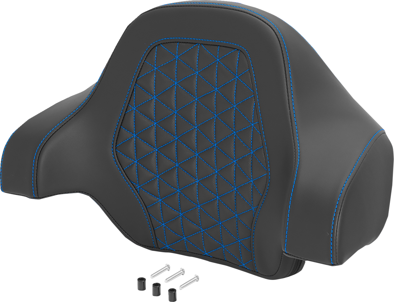 Saddlemen Deluxe Tour Pack Sissy Bar Pad — Tri Gripper — Blue