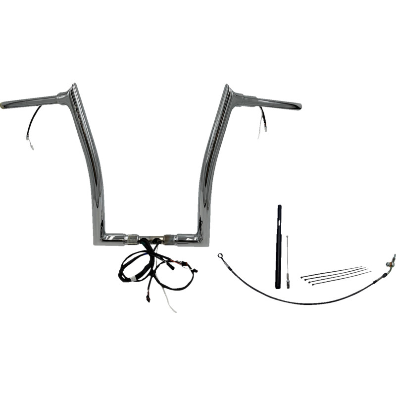 FAT BAGGERS INC. EZ Install Wired 1-1/2" Pointed Top Handlebar Kit - Image 16