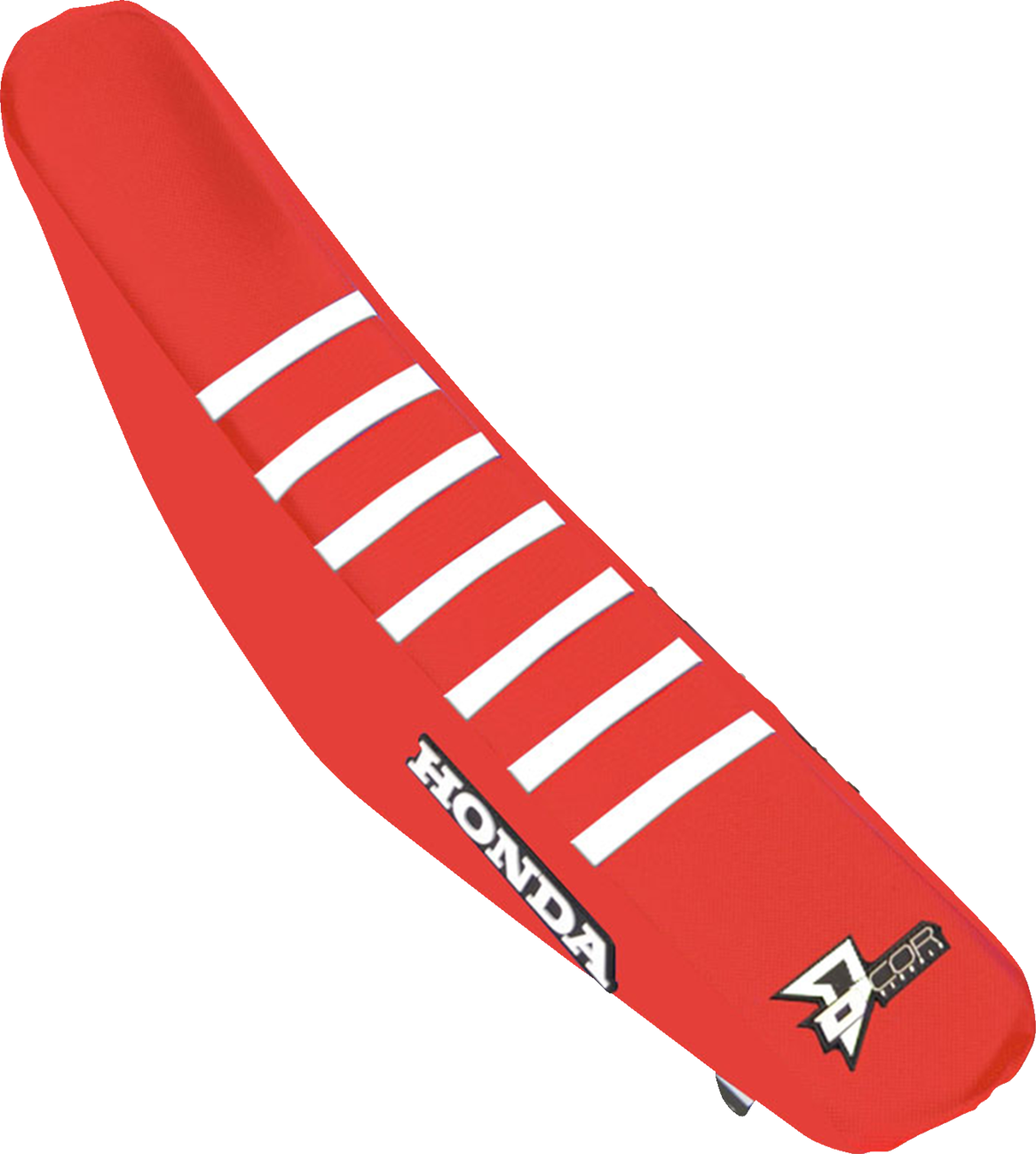 D'COR Visuals Seat Cover — Red/White — CRF110 '19-'26