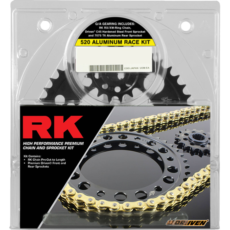 RK 520 Aluminum Race Chain and Sprocket Kit - Image 6