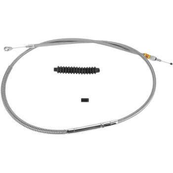 High-Efficiency Stainless Steel Clutch Cable for Harley-Davidson - Standard - Softail/FXR