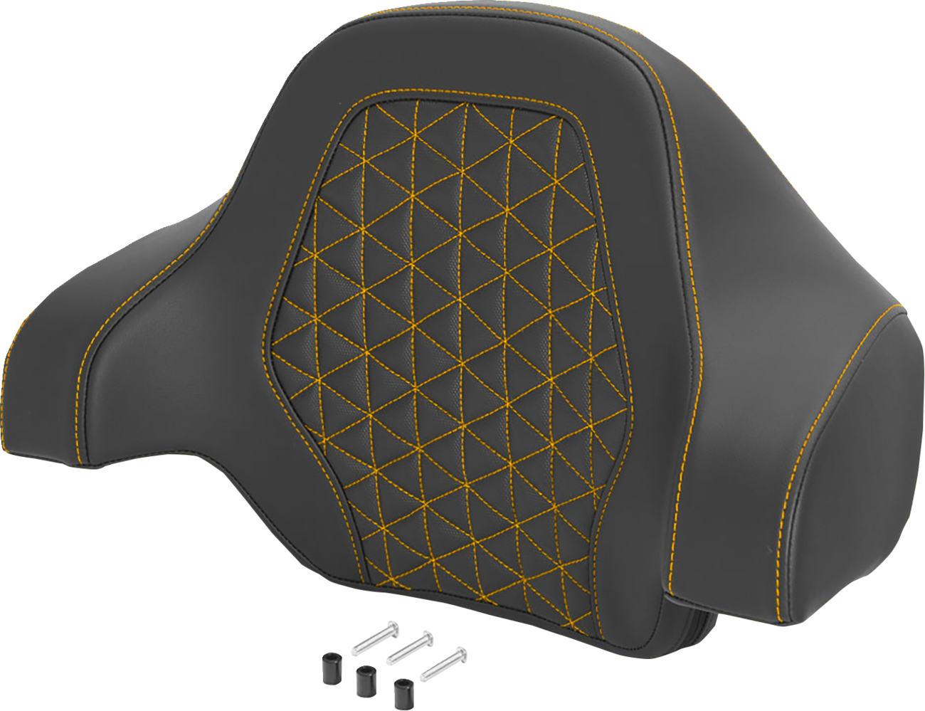 Saddlemen Deluxe Tour Pack Sissy Bar Pad — Tri Gripper — Gold