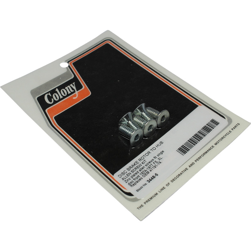 COLONY Disc Brake Rotor to Hub Allen Screw Kit