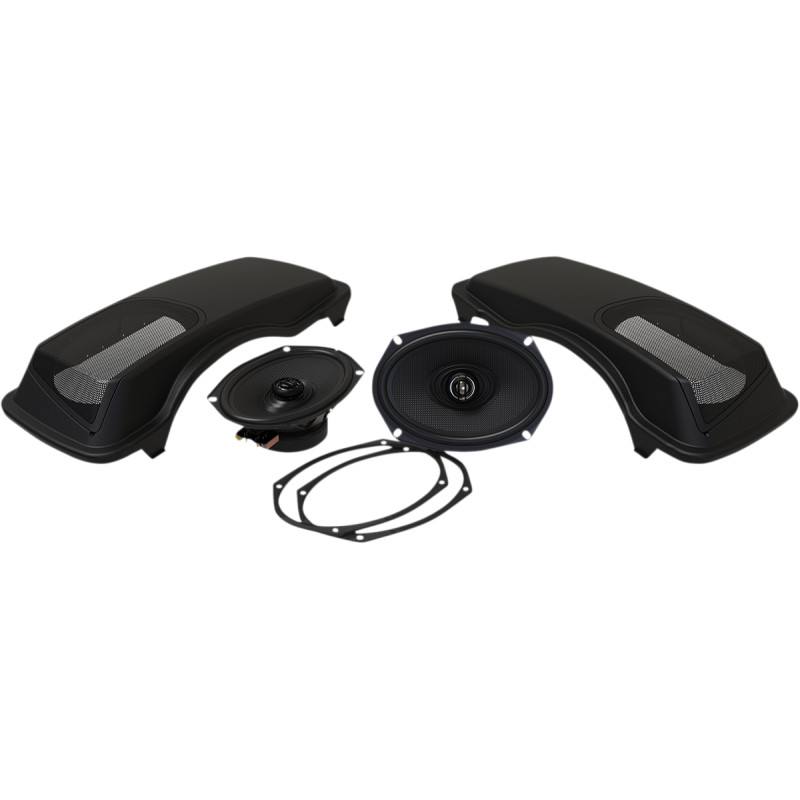 HOGTUNES Saddlebag Lid and XL Speaker Kit