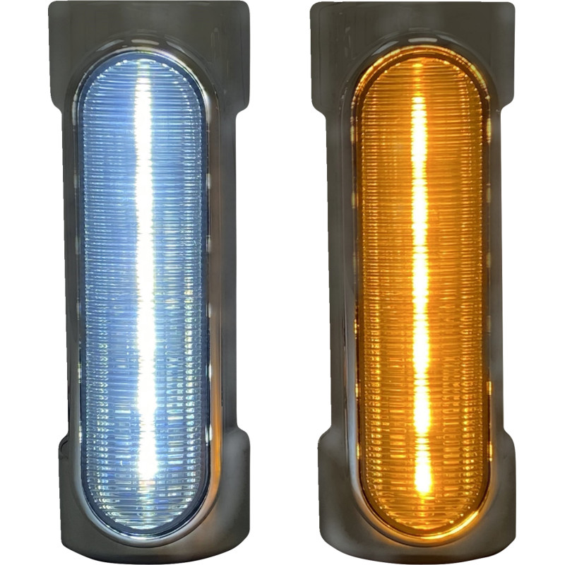 CUSTOM DYNAMICS Dynamic Amber/White Engine Guard LEDS/Universal