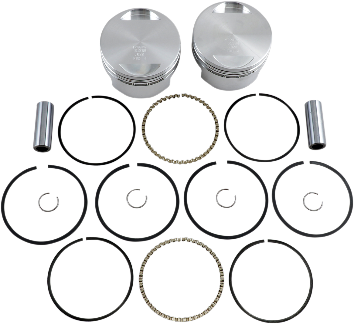 Wiseco Piston Kit Buell S3 Thunderbolt M2 Cyclone Harley XLH1200 1988-2003 K1662