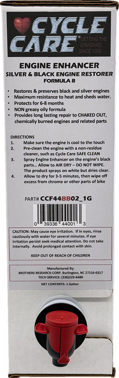 CYCLE CARE FORMULAS FORMULA B ENGINE ENHANCER MOTOR RESTORER BNB