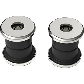 LA Choppers Riser Bushings Polished Steel / Polyurethane Made in USA