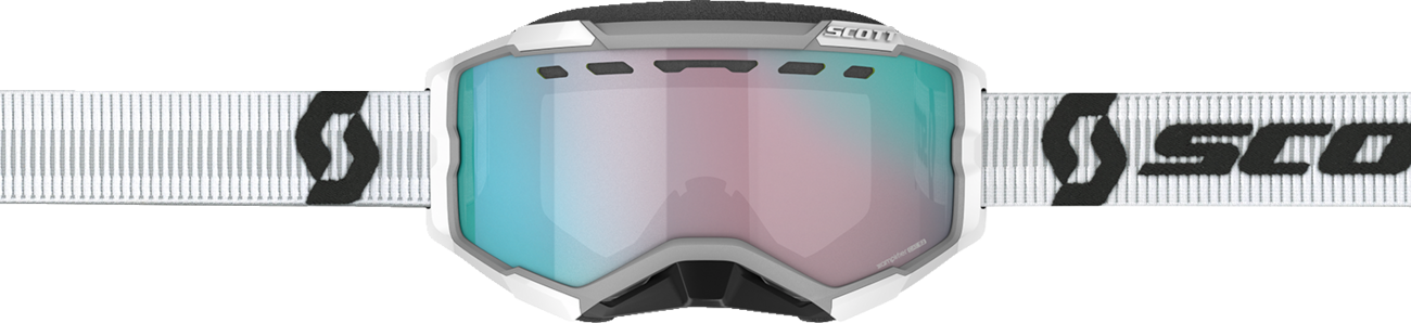 Scott Fury Snow Cross Goggles - Enhancer Chrome Lens
