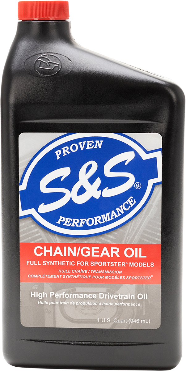 S&S CYCLE OIL S&S CHAIN/GEAR SYN QT - View 1
