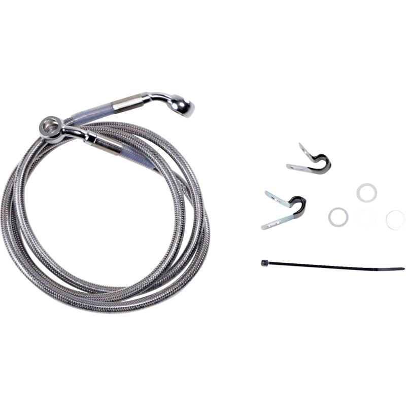 DRAG SPECIALTIES Extended Length Stainless Steel Brake Line Kit - Image 20