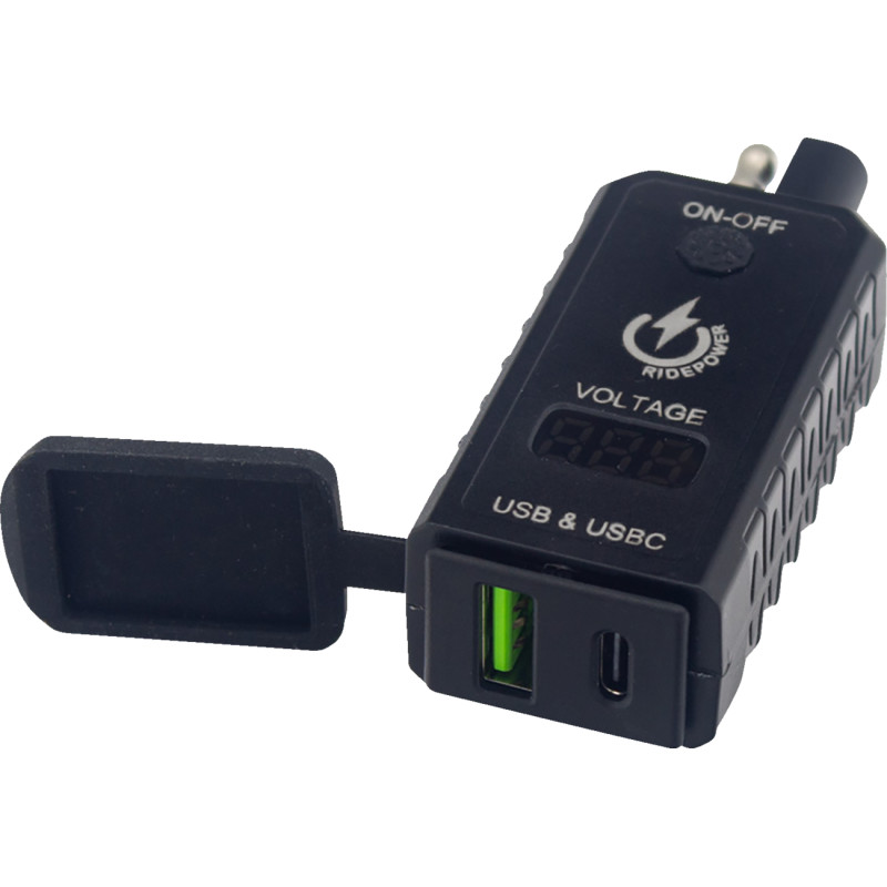 RIDEPOWER SAE to USB-C/USB Adapter