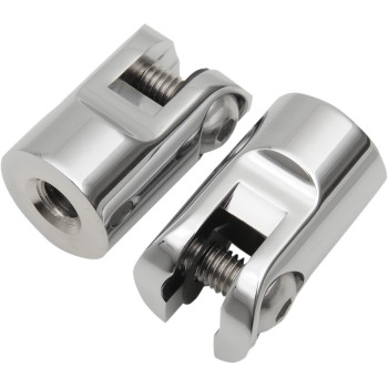 Accutronix FPMT400-C Rear Footpeg Mounts - Chrome - 1/2"-13 - Pair