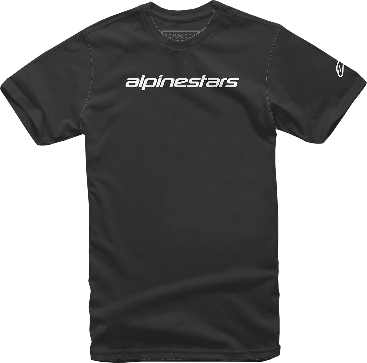 Alpinestars Linear Wordmark T-Shirt — Black/Gray — 2XL