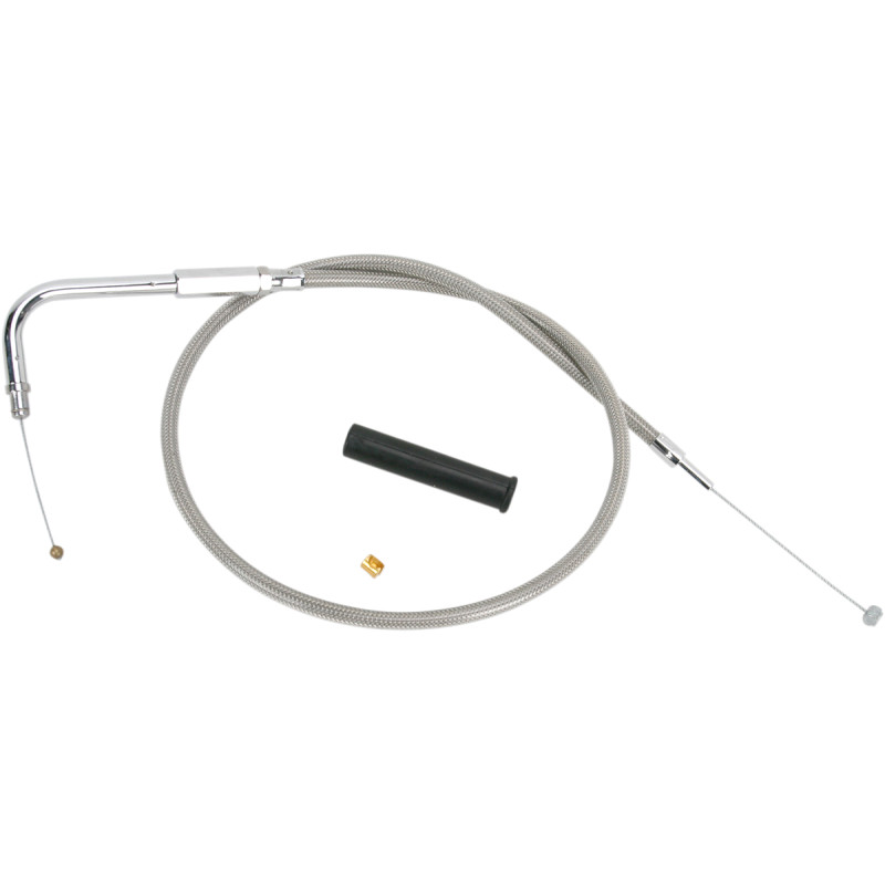 DRAG SPECIALTIES Stainless Braided Throttle Cable
