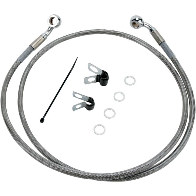 DRAG SPECIALTIES Extended Length Stainless Steel Brake Line Kit - Image 14