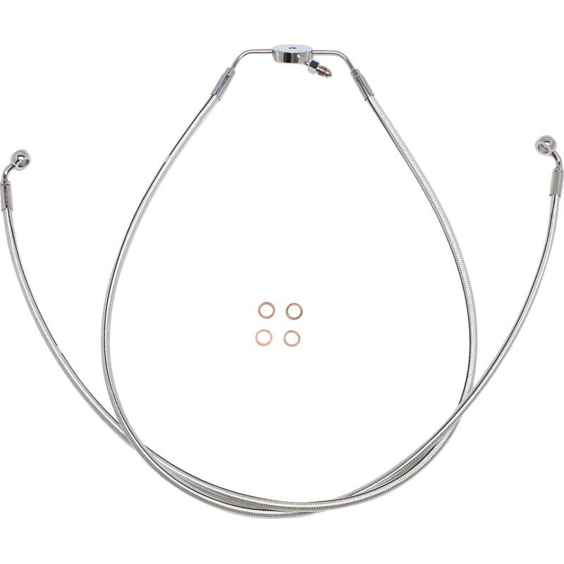 MAGNUM SHIELDING Designer Series Braided Non-ABS Lower Brake Line Assemblies - Image 2