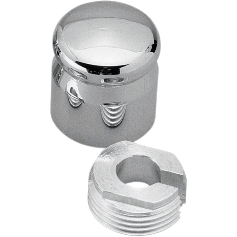 PRO-ONE PERF.MFG. Chrome Billet Choke Cable Knob Cover