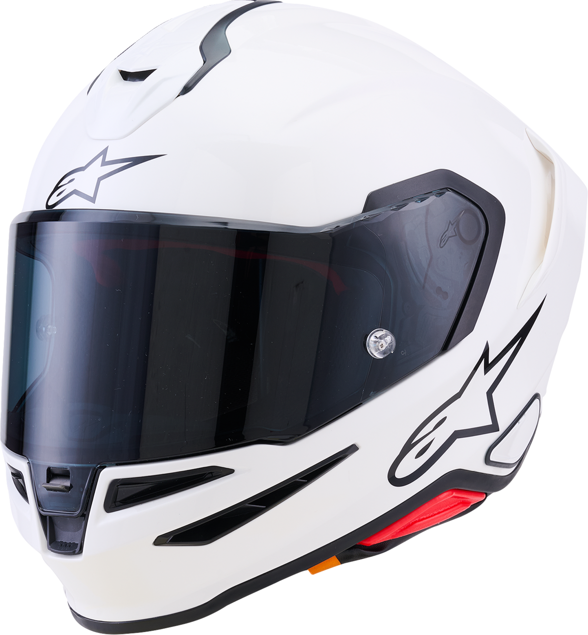 Alpinestars Supertech R7 Helmet — 22.06 — Solid — Gloss White — Medium