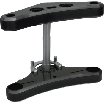 Accutronix TWR541-ESB 5° Black Raked Triple Tree 41mm Harley FXST FXSTB FXSTS FXWG