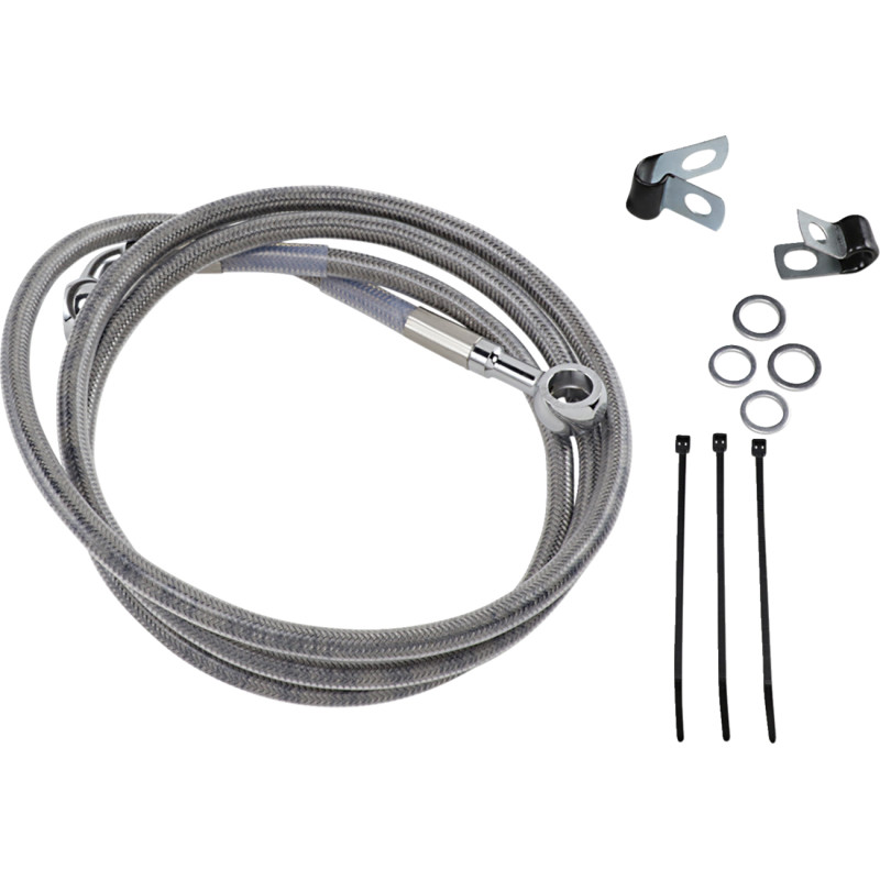 DRAG SPECIALTIES Extended Length Stainless Steel Brake Line Kit - Image 29