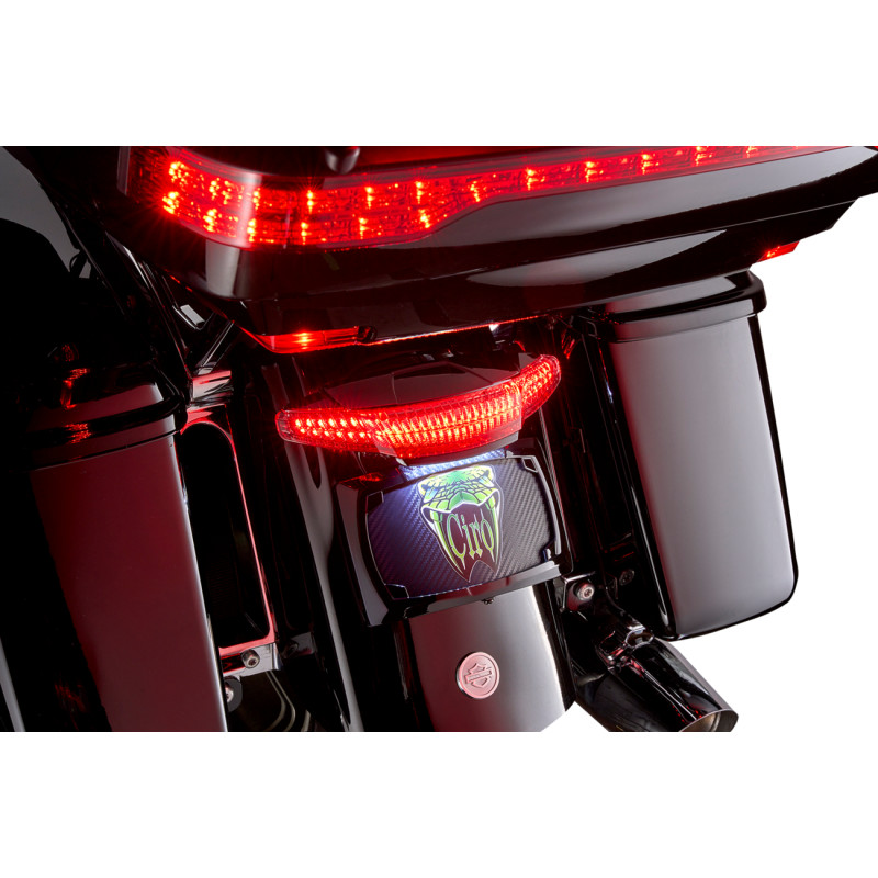 CIRO Latitude Tail Light & License Plate Mount with Lightstrike™