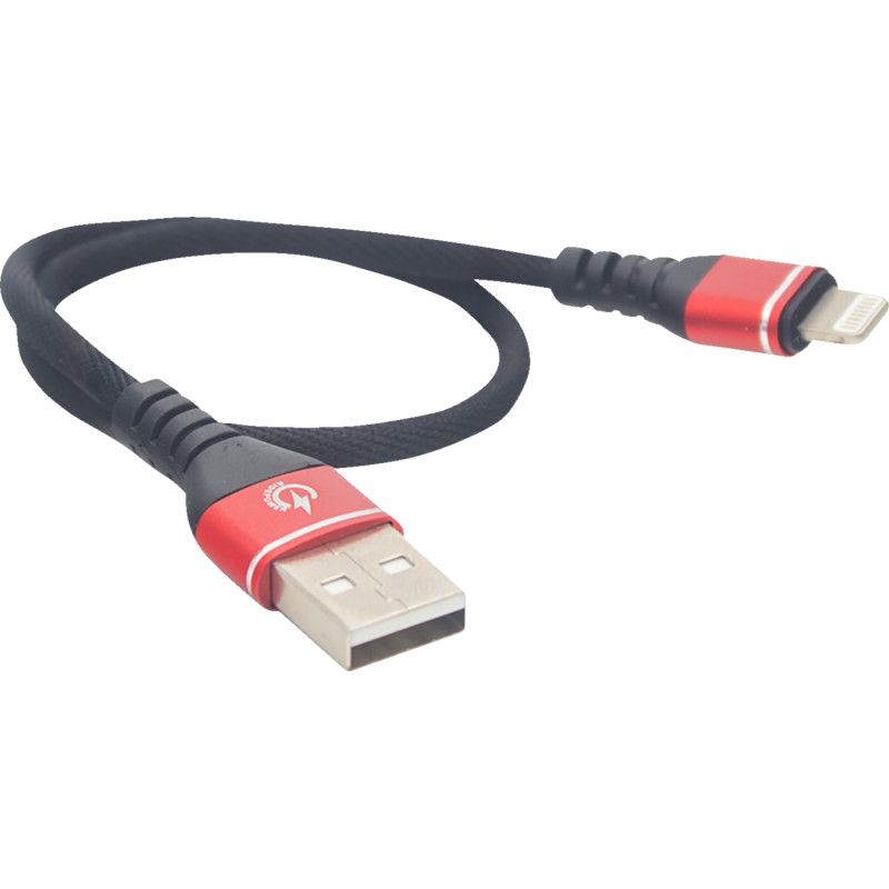RIDEPOWER 12" Male USB to Male Lightning Phone Charging Cable